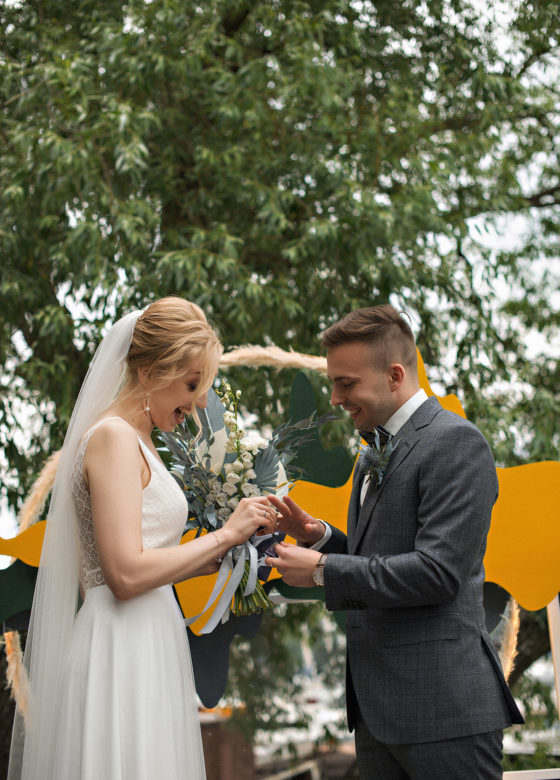 Фото со свадьбы: Wedding in the yacht club